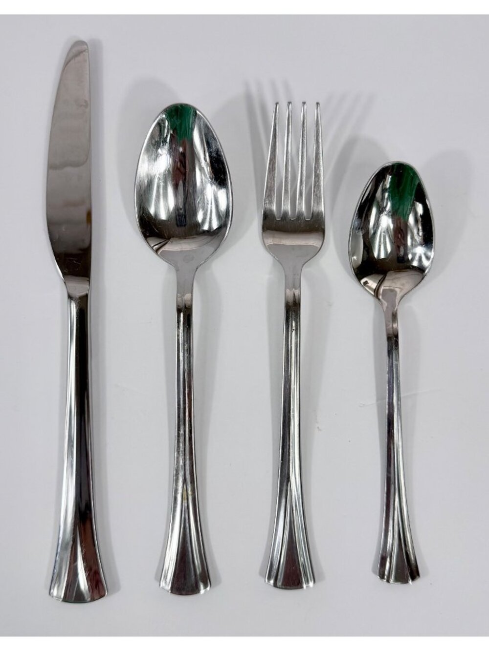 Sabatier Moderne Sainless Steel Flatware 4-Piece Replacement Set Knife Fork Spoo